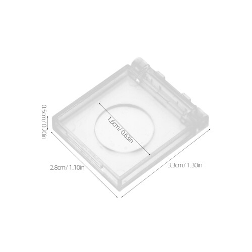 2pcs 16mm rhinestone light pad switch cover for tracing 1