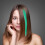 10 Pezzi Estensioni Con Clip Lisci Verdi Ciocche 6
