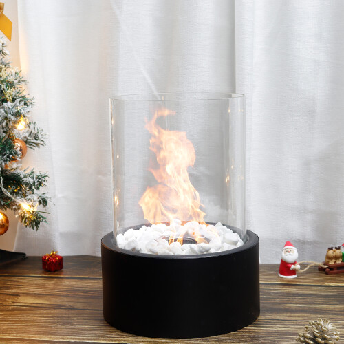Fire Bowl Pot Tabletop Fireplace Bio Ethanol 2