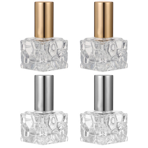 4 Pezzi Atomizzatore Ricaricabile in Cristallo 10 Ml