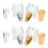 4 Pezzi Atomizzatore Ricaricabile in Cristallo 10 Ml 6
