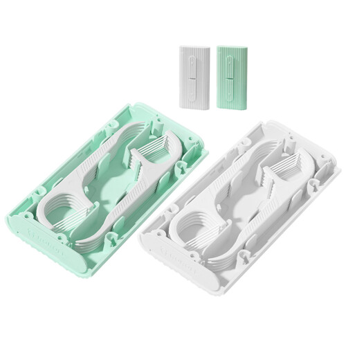 2 Pezzi Organizer Portatile Per Filo Interdentale Con
