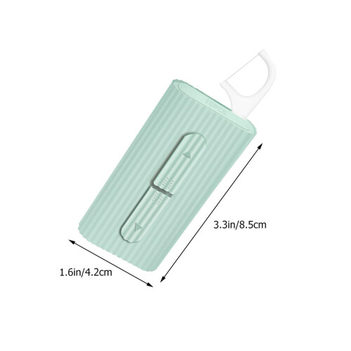 2 Pezzi Organizer Portatile Per Filo Interdentale Con 1