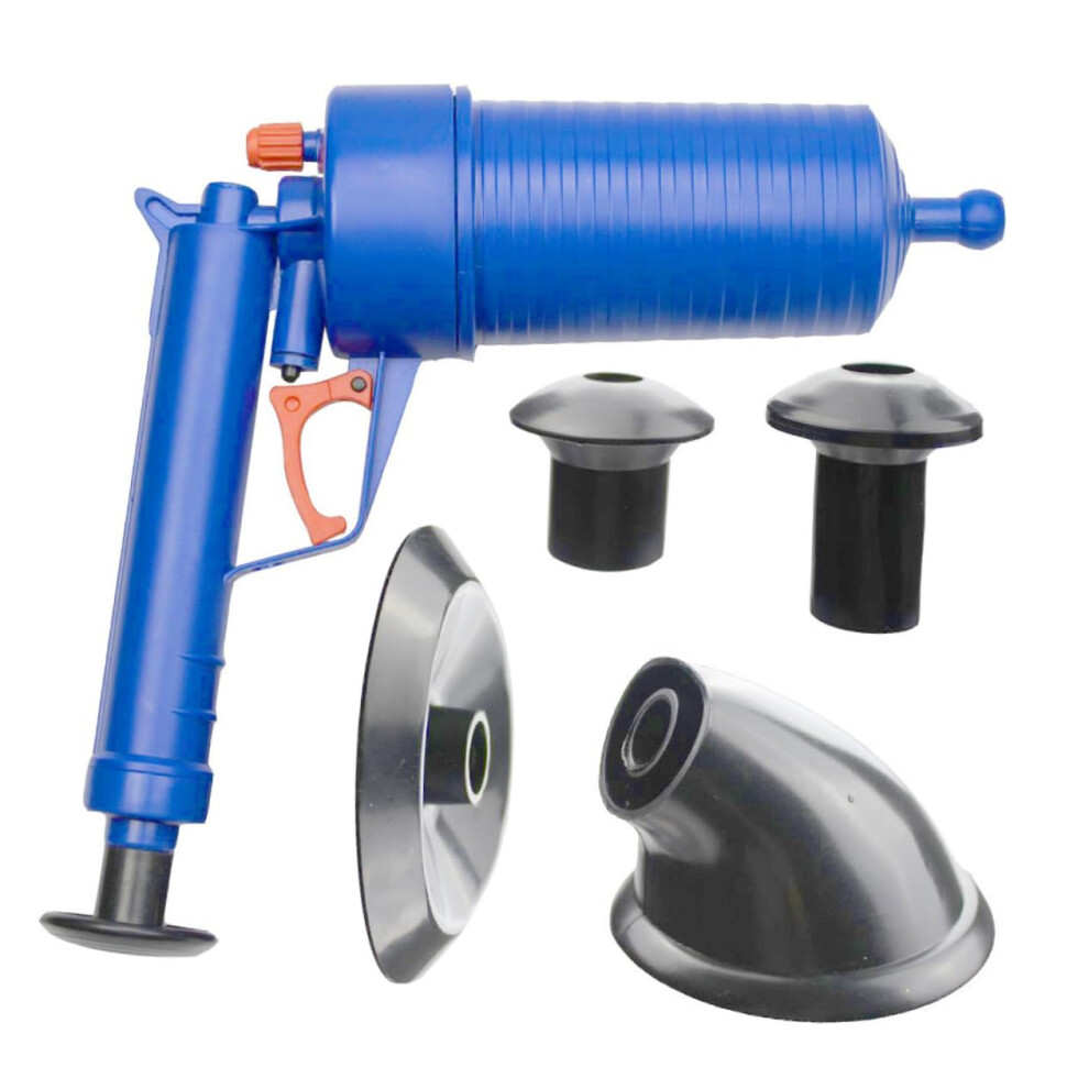 Powerful Air Plunger Drain Clog Remover Tool Flexible Anti Splash For Toilet Sink Bathtub Kitchen Drains Fast Unclogging 9393856518821