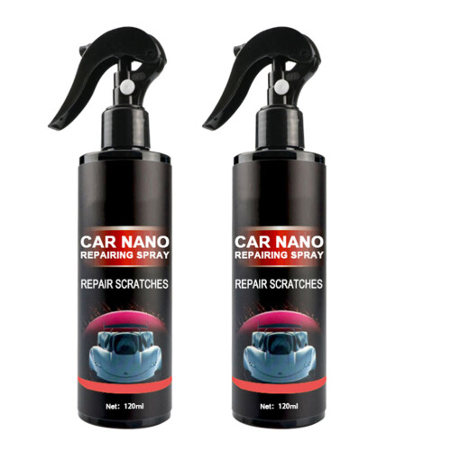 2 sprays nano pour , cire polish, éliminent rayures