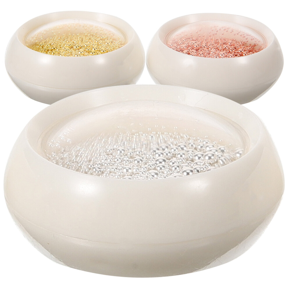 Iplusmile 3 Boxes Of Nail Art Decorative Beads Charms For Nails And Phone Cases