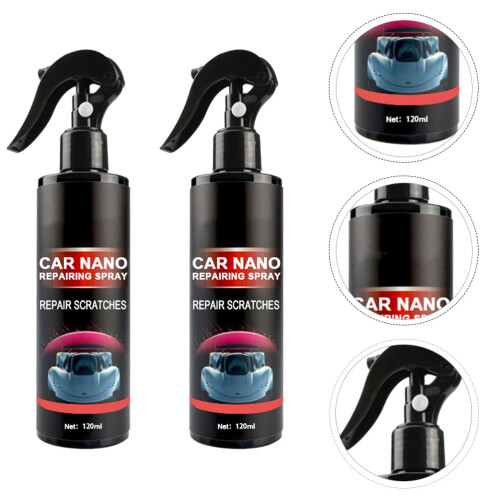 2 sprays nano pour , cire polish, éliminent rayures 2