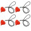 2Sets Plastic Clips Baby Buggy Dekbedklemmen Ontwerp 1