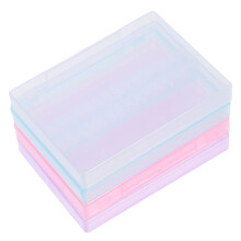 4St Manicure Boxen PP Voor Nagelboren Diverse Kleuren Opslag
