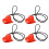 2Sets Plastic Clips Baby Buggy Dekbedklemmen Ontwerp 5
