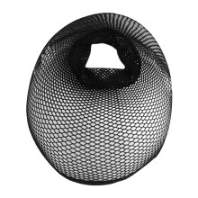 10 stuks hoge temperatuur pruiknet elastisch mesh zwart