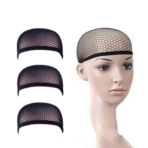 10 stuks hoge temperatuur pruiknet elastisch mesh zwart 2