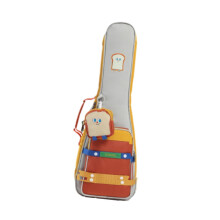 Ukulele Bag Waterproof Gig Bag 26-Inch Concert Size Double-Shoulder Backpack Ukulele Case