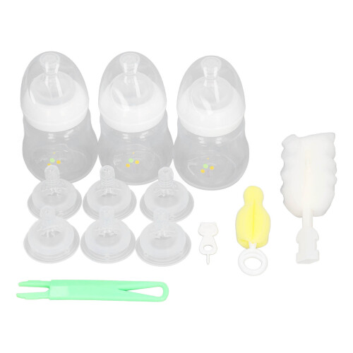 Babyflaschen-Set mit breiter Öffnung, langsamer
