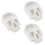 3 Pezzi Portacandele a Forma in 8