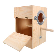 Decoratieve Vogelhuisje Parkieten En Tuinen