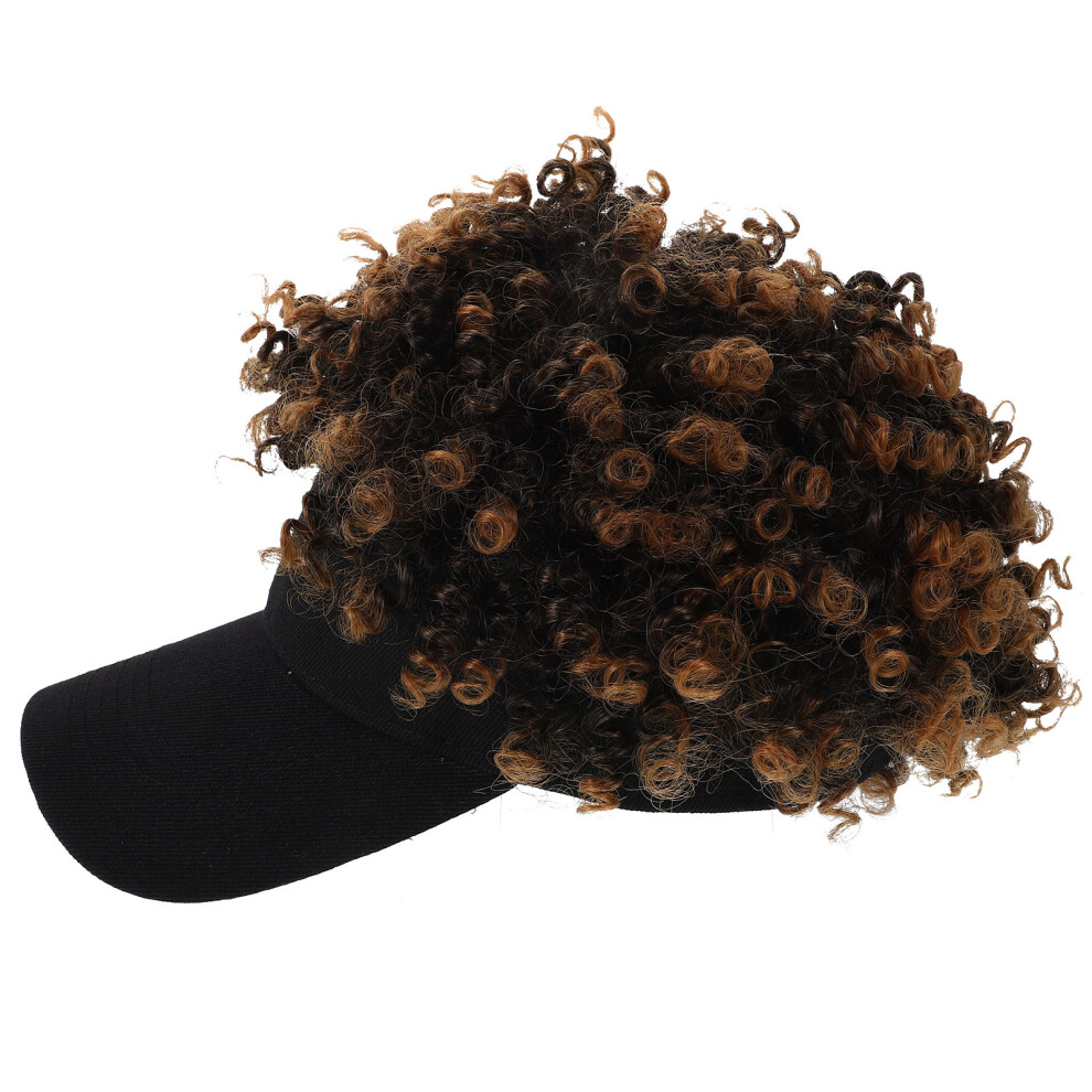 Afro KręCona Z Czapką Idealna Na Codzienne Noszenie I Imprezy-image
