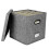 Record Storage Box, Stackable Vinyl Record Storage, Portable Album Organizer, Transparent Label Bag 1