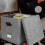 Record Storage Box, Stackable Vinyl Record Storage, Portable Album Organizer, Transparent Label Bag 2