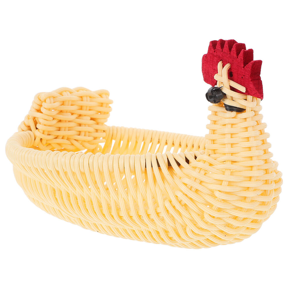 Koszyk Plaitany Owoce, Warzywa I Chleb W KształCie Kurczaka-image