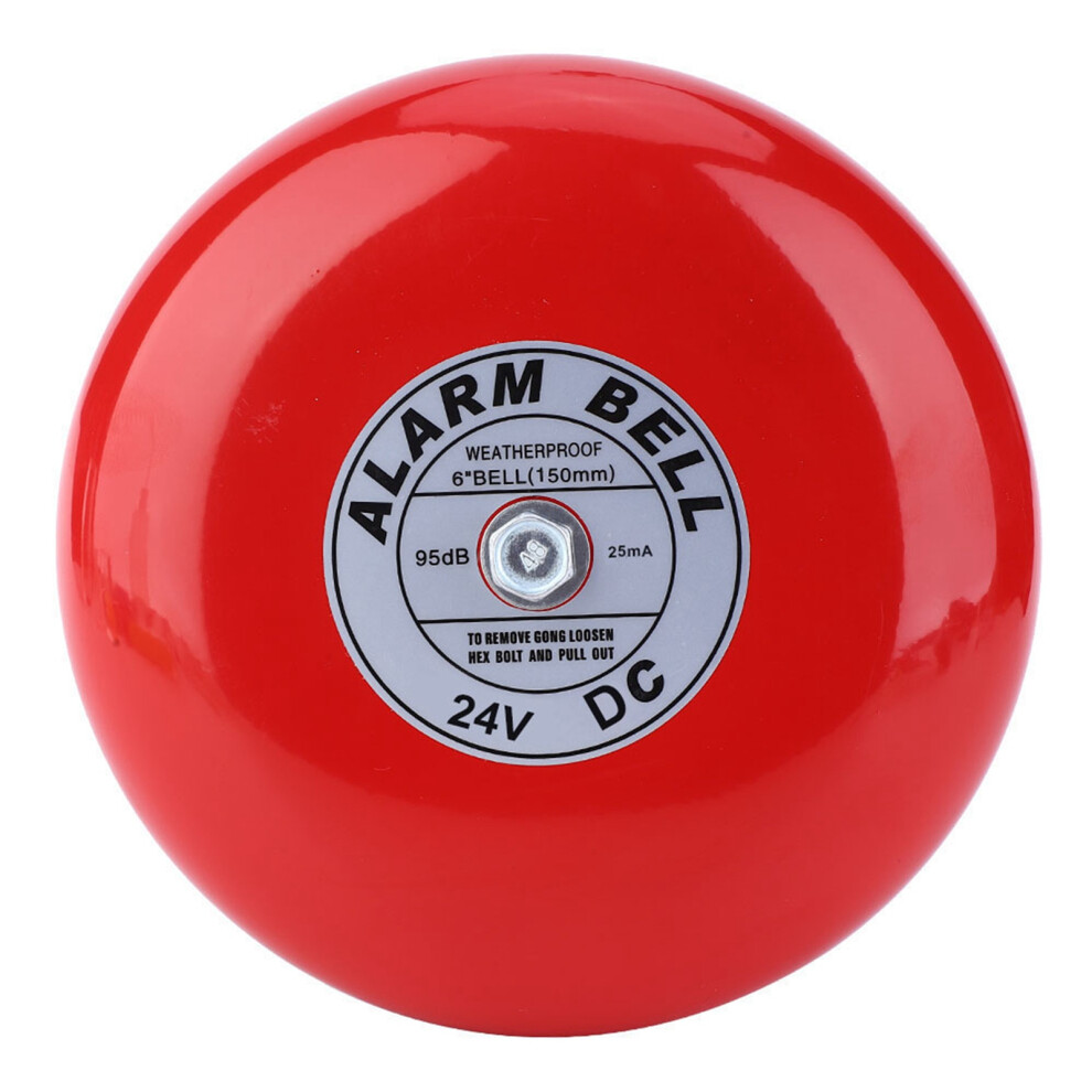 (Dc24v) Cb-6B 95Db Metal Electric Round Alarm Bell Dc12v 610830925727