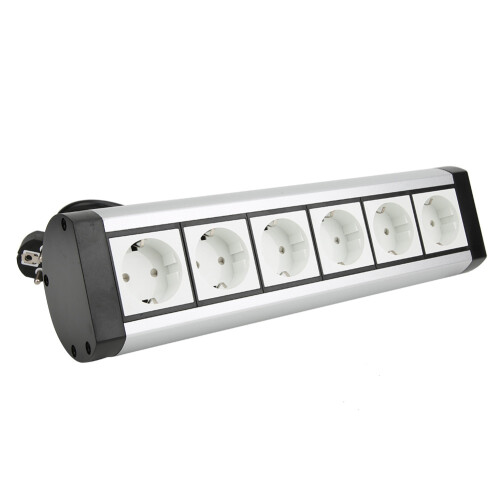 (6 Outlets) Aluminium-Steckdose mit 5/6 Anschlüssen 2