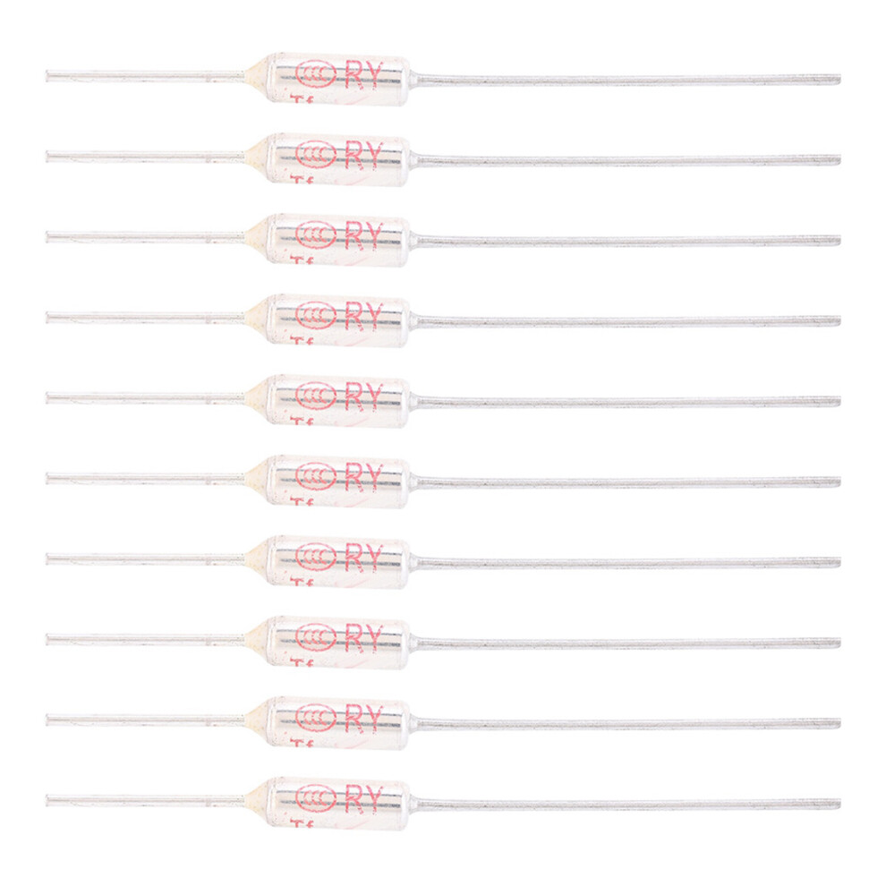 (105) 10Pcs Metal Shell Thermal Fuse 250Vac 10A 72-250 227 610830934644