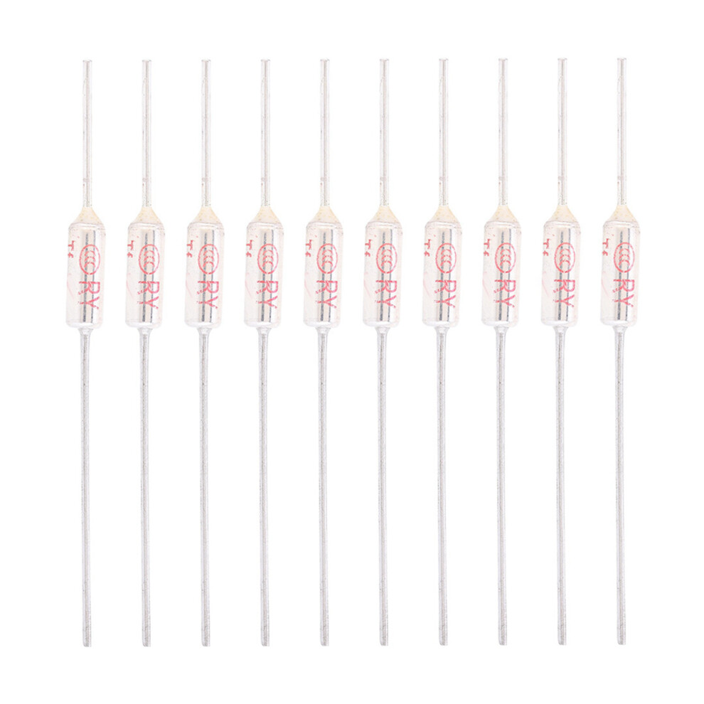 (192) 10Pcs Metal Shell Thermal Fuse 250Vac 10A 72-250 227 610830934651