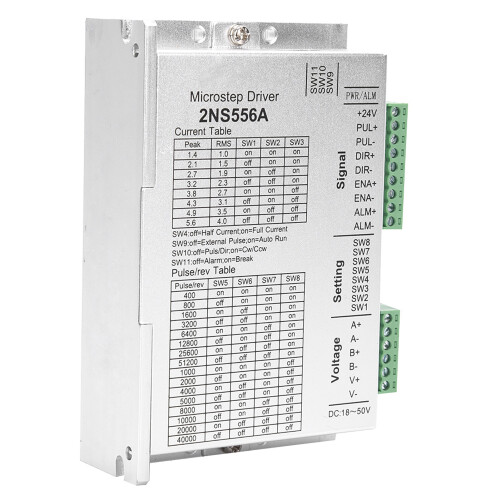 Schrittmotor-Treiber 2-Phasen NEMA23, 32-Bit DSP 2NS556A 1