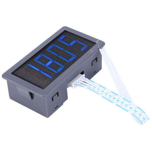 (Tachometer) Blauer 4-stelliger LED-Drehzahlmesser mit NPN-Hall-Sensor 1