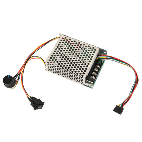 (with Case) DC Bürstenmotor-Controller CW/CCW PWM Geschwindigkeitsregelung 12-48V 1