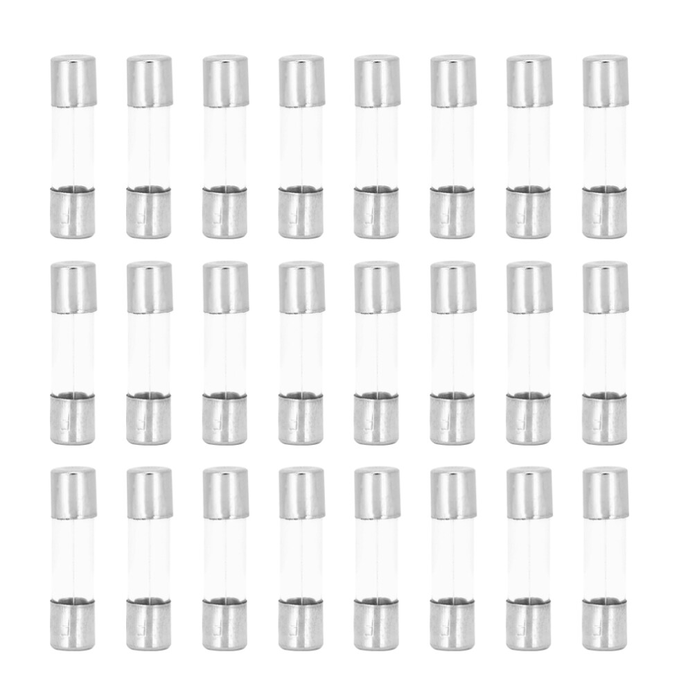 (3A) 100Pcs 250V Fast Glass Tube Fuse 5X20mm Circuit Protection 610830914868