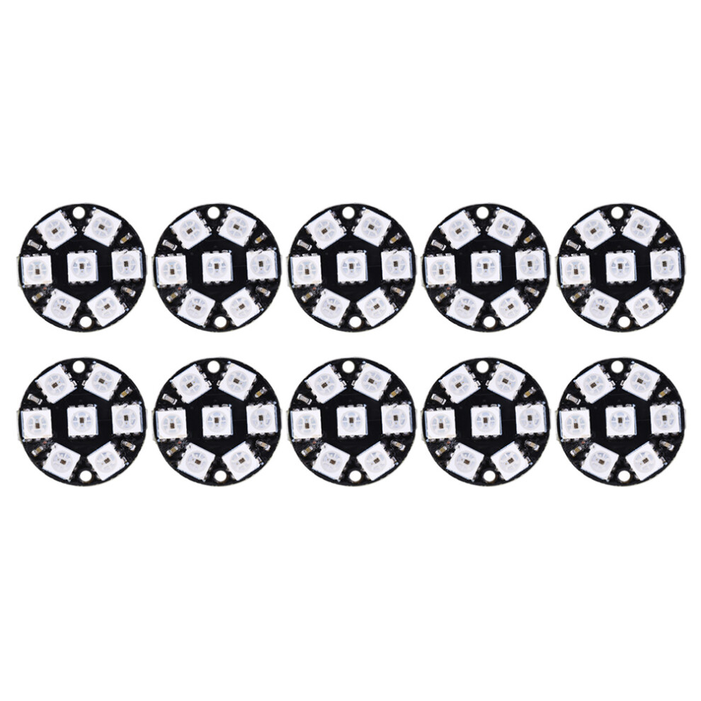 10Pcs Led Driver Board Ws2812 5050 Rgb Color Light 610830916701