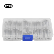 82-teiliges Glasrohr-Sicherungsset 6x30mm 0,5-30A