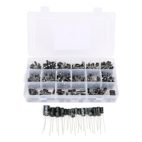 540 Stk Elko-Kondensator-Kit 0,1uF-470uF 16V-50V