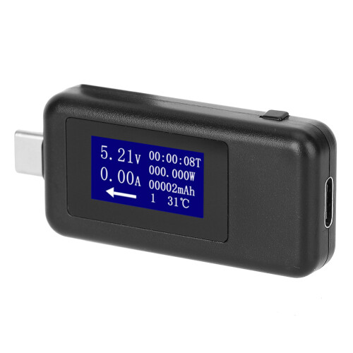 (Black) Typ-C-Tester Bidirektionaler DC-Voltmeter 2
