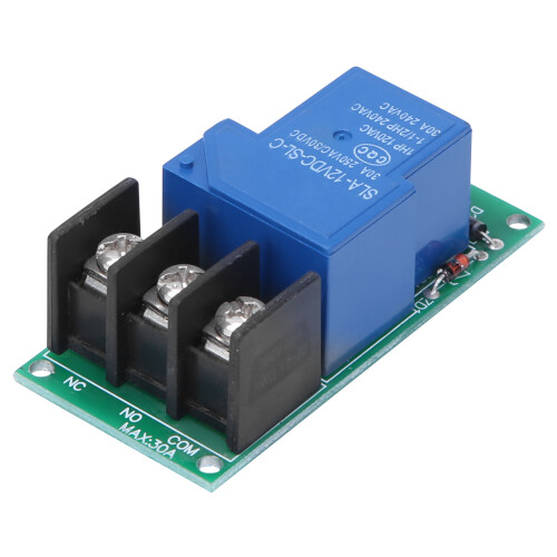 2pcs 1-Way 30A Relay Module Low Level Trigger Optocoupler 12V 2