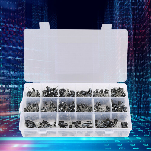 540 Stk Elko-Kondensator-Kit 0,1uF-470uF 16V-50V 2