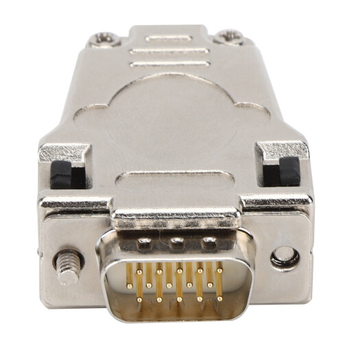 D-SUB DB15P 15 Pin Male Metal Shell Flame Retardant 1