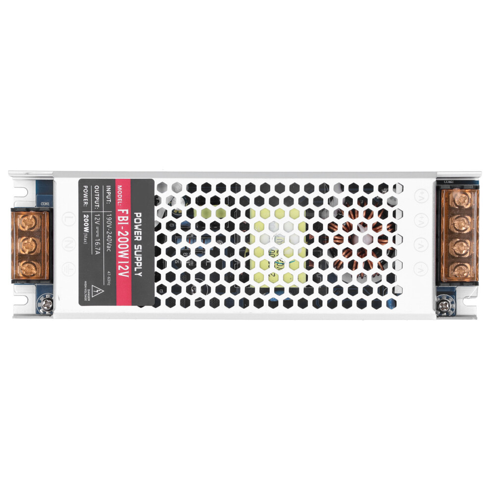 (Dc 12V) 200W Led Strip Driver 24V Ac 190-240V Industrial 610830900496