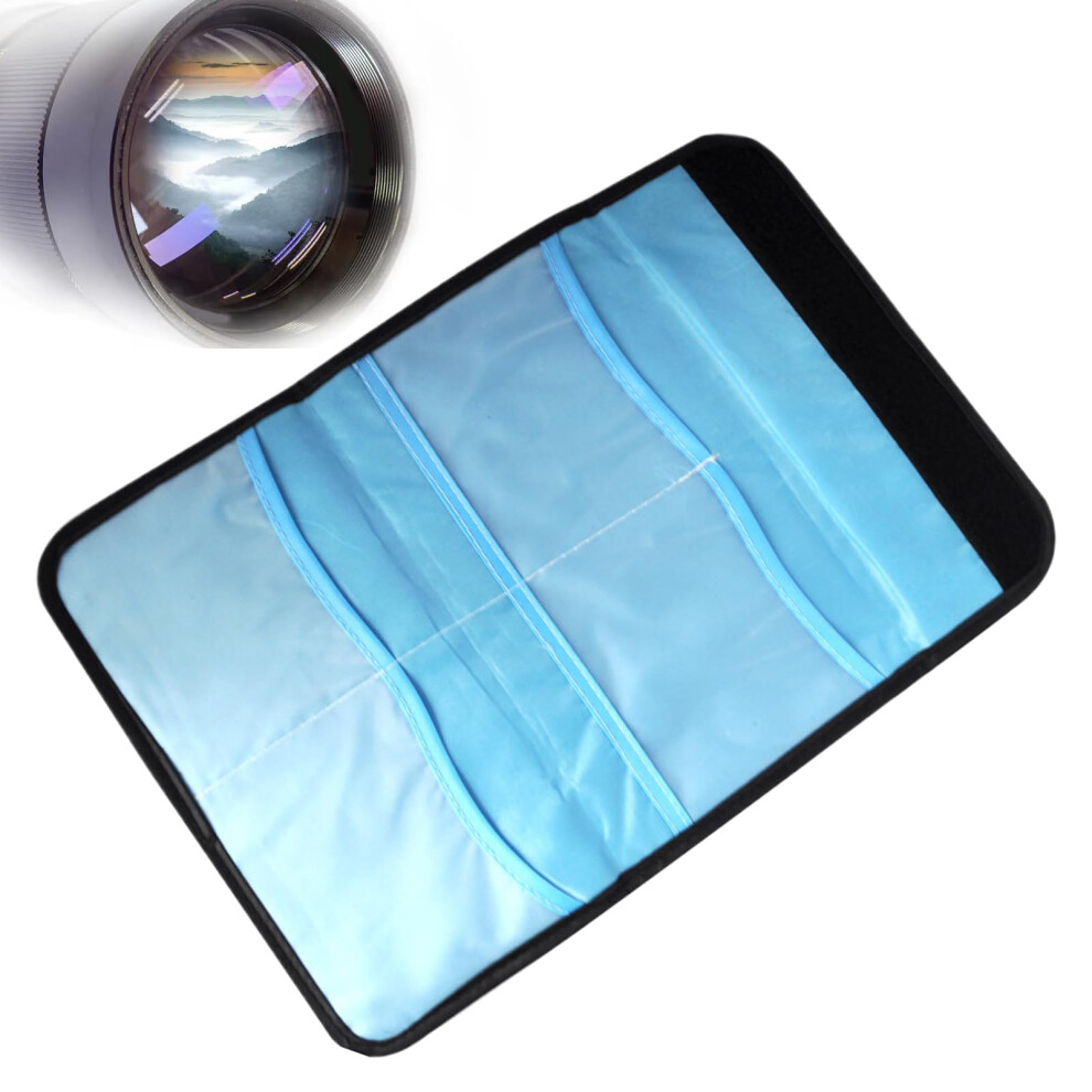 Camera Lens Filter Case Canvas Photography Pouch, Waterproof Storage Bag For Photographers Filmmakers And Hobbyists 9354506452209