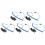 5Pcs Anti-Static Wrist Strap 2-Circuit 3