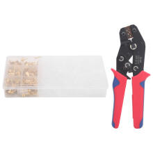 600-teiliges Krimpzangen-Set für Kaltpress-Terminals, 2.8/4.8/6.3mm