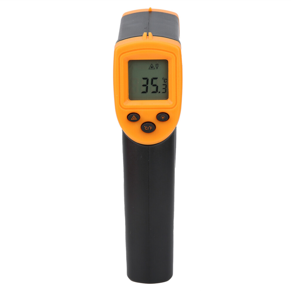Yellow (Yellow) Hw600 Noncontact Thermometer Lcd Infrared Digital