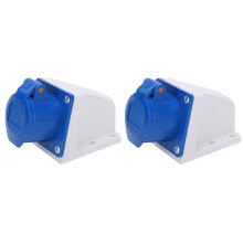 2x Industriestecker 3-Polig 16A 220-250V Wasserdicht