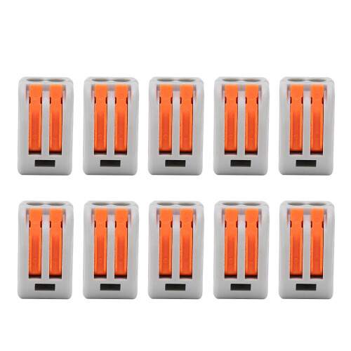 10Pcs Wire Block Clamp Terminal Quick Conductor Cable PCT212