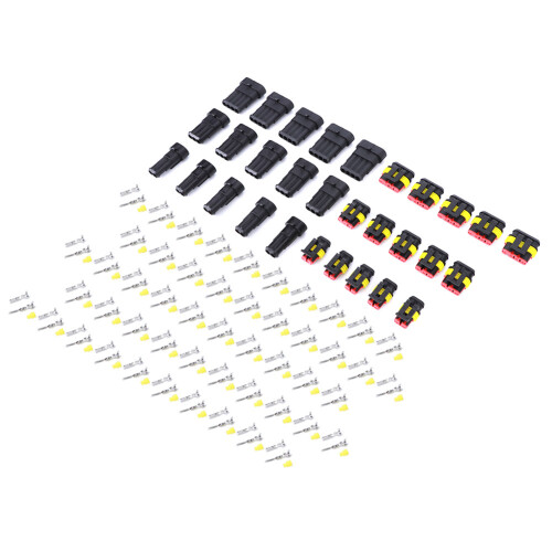 15 Sets Automotive Waterproof Connector 1.5 Series Terminals Socket 1