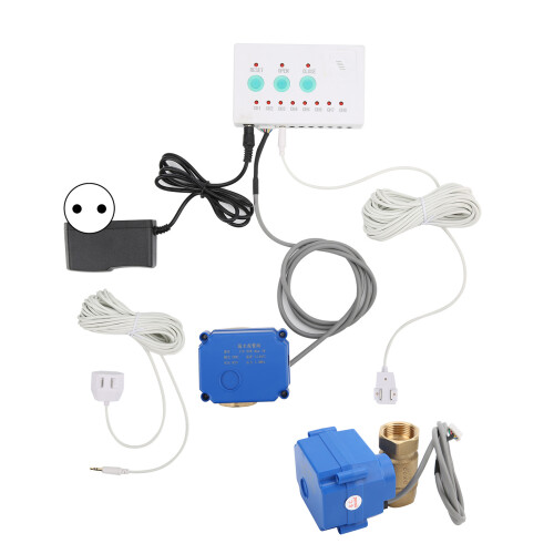 (EU Plug) Intelligenter Wasserleck-Warnsensor mit UK-Stecker