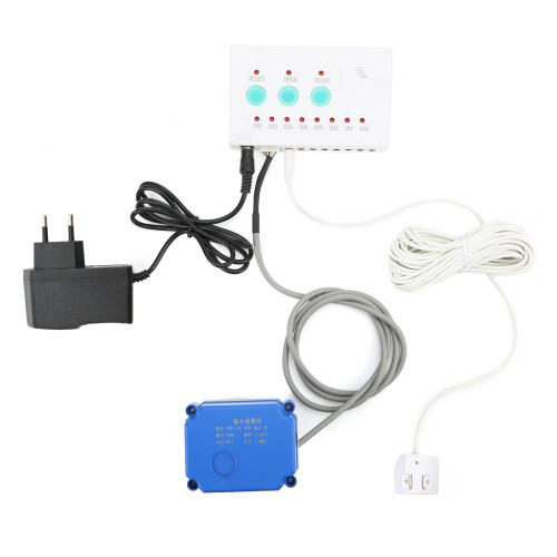 (EU Plug) Wasserdurchlauferkennung mit DN25-Absperrventil US-Stecker