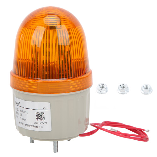 (Orange) BERM Warnleuchte BEM-2071 LED drehend blinkend 220V AC